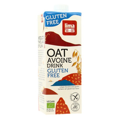 Lima Boisson Avoine Sans Gluten Bio 1L