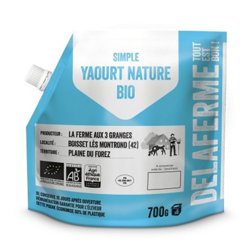La Ferme du Valentin Yaourt Brassé Nature 700g