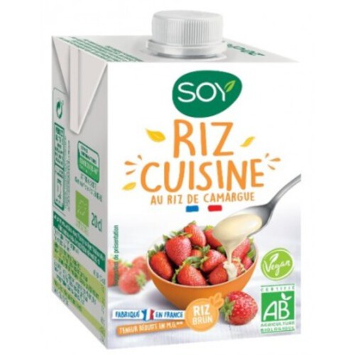 Soy Riz cuisine 20Cl Bio