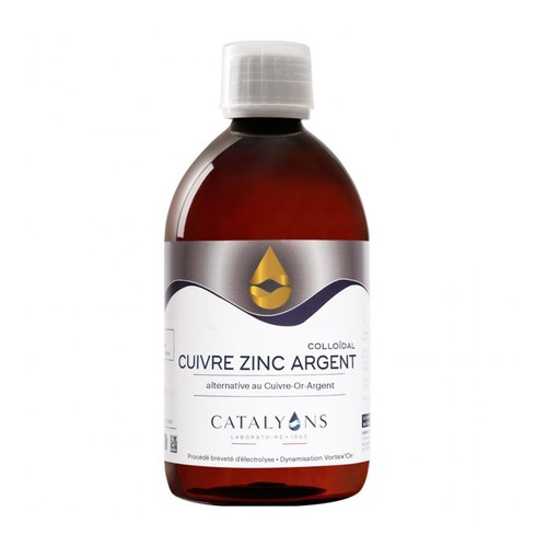 Catalyons Colloïdal Cuivre Zinc Argent 500ml