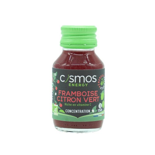Cosmos Energy Shot Maté Framboise Performance 60ml