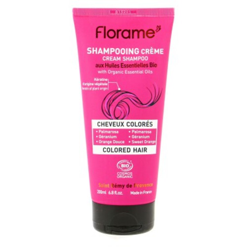 Florame Shampooing Crème Cheveux Colorés Bio 200ml