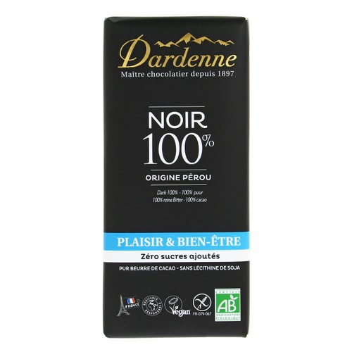 Dardenne Chocolat Noir Sans Sucres Sans Gluten 70G Bio