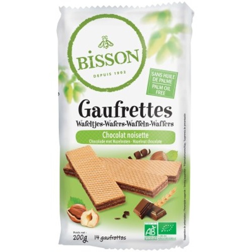 Bisson Gaufrettes Chocolat Noisette 200g