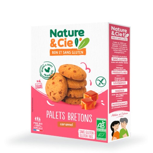 Nature & Cie Palets Bretons Caramel 135g