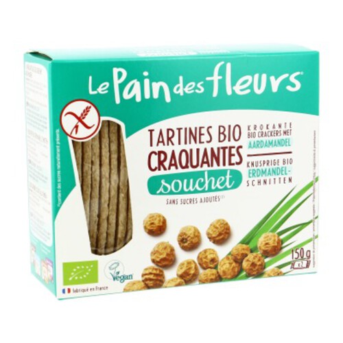 Le Pain Des Fleurs Tartines Craquantes Au Souchet Sans Gluten 150G Bio