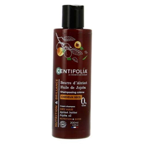 Centifolia Shampooing Crème Cheveux Secs Bio 200ml