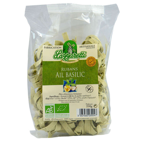 Lazzaretti Ruban Basilic & Aïl 250g