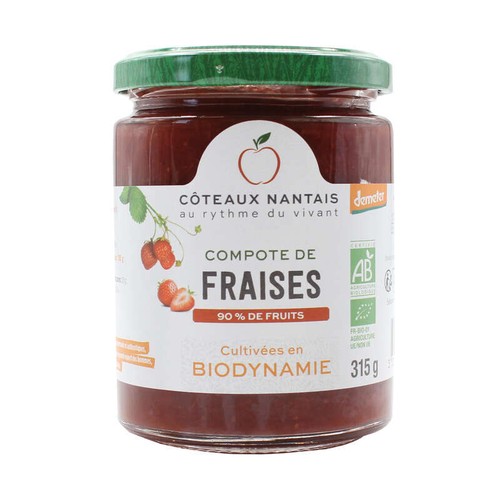 Côteaux Nantais Compote De Fraises 315g