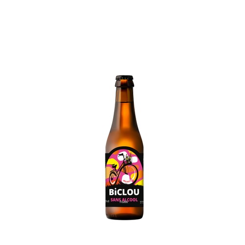Biclou Bière sans alcool Fruits rouges 33cl