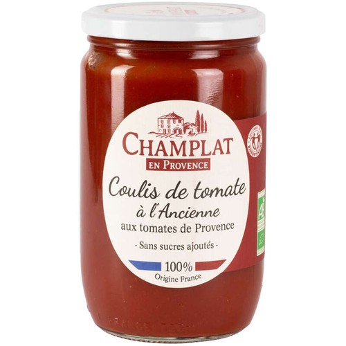 Champlat Coulis de Tomate à l'Ancienne aux Tomates de Provence 340g
