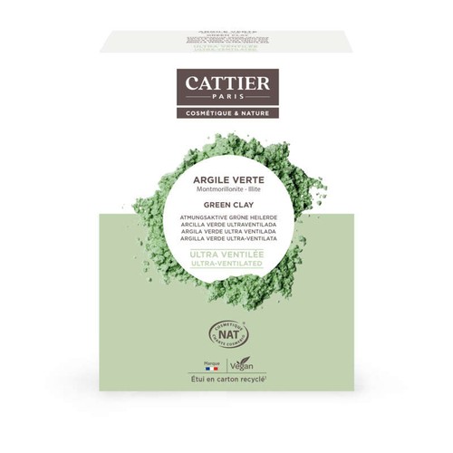 Cattier Argile verte ultra ventilée 250g