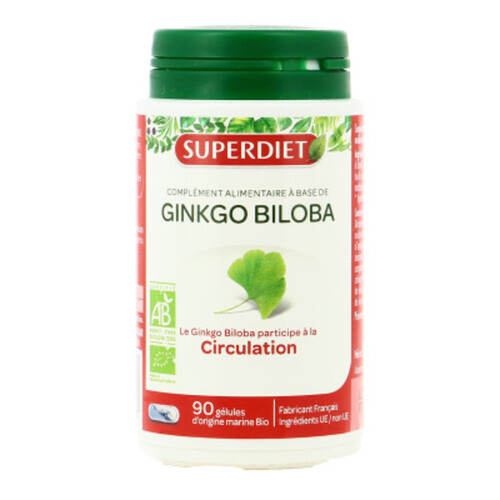 Super Diet Ginkgo Biloba Bio - 90 Gélules