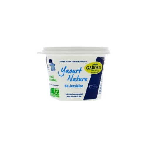 Gaborit Yaourt Nature de Jersiaise Bio 500g