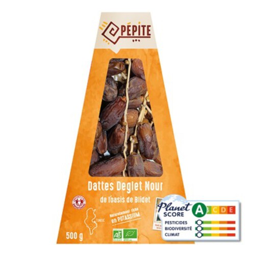 Agro Sourcing Dattes Deglet Nour Bio 500G