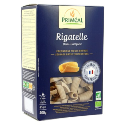 Primeal Rigatelle Demi-Complètes Bio 400G