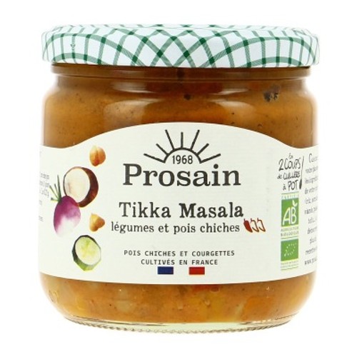 Prosain Tikka Masala Aux Pois Chiches Et Légumes Bio 360g