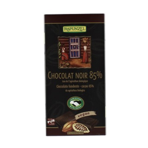 Rapunzel Chocolat Noir 85% Bio 80g