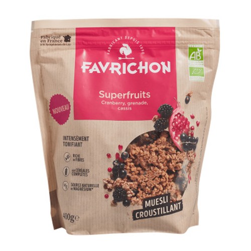 Favrichon Muesli Croustillant Superfruits 400g