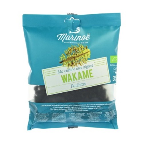 Algues Marinoe Wakamé Paillettes Bio 35G