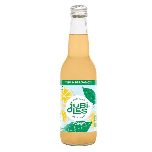 Jubiles Kombucha yuzu bergamote 33cl