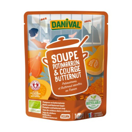 Danival Soupe De Potimarron & Butternut 50Cl Bio