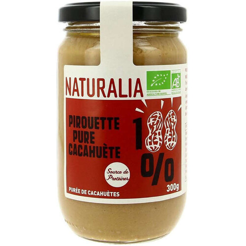 Naturalia Pirouette Purée de Cacahuètes 350g
