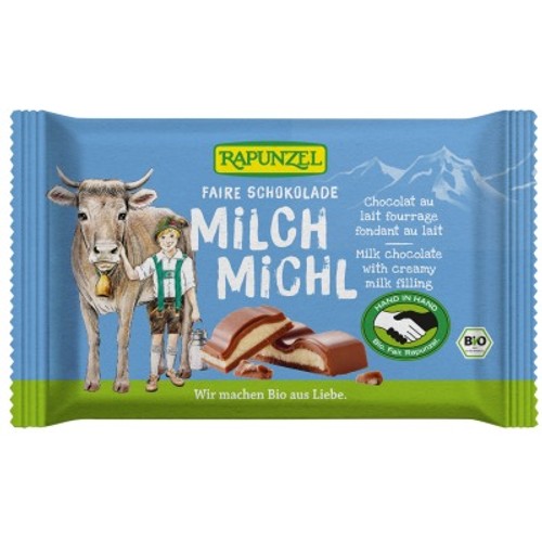 Rapunzel Chocolat au Lait Fourrage Fondant au Lait 100g