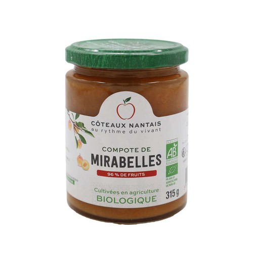 Les côteaux Nantais Compote de Mirabelles 315g
