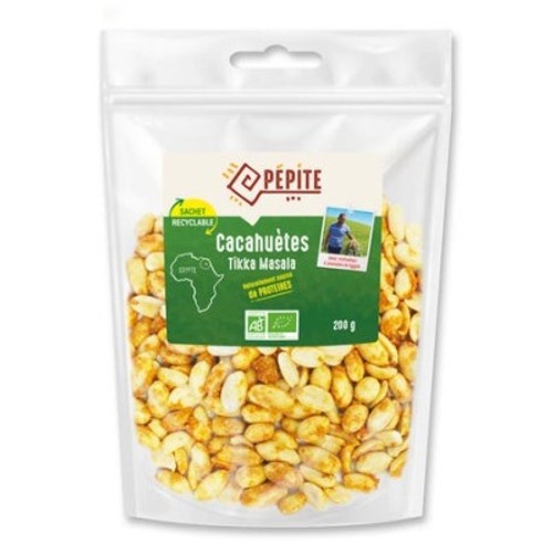 Pépite Cacahuètes Tikka Masala Bio 200g