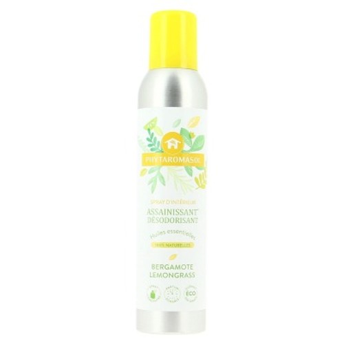 Phytaromasol Spay assainissant désodorant Bergamote Lemongrass 250ml