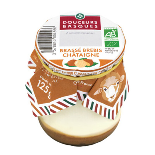 Douceurs Basques Brassé Lait de Brebis Châtaigne 125g