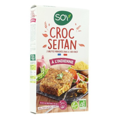 Soy Croc 'Seitan à l'Indienne Bio