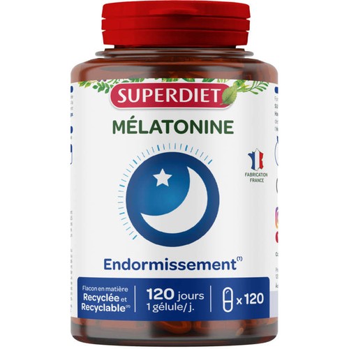 [Par Naturalia] Superdiet Complément Alimentaire à la Mélatonine 120 gélules