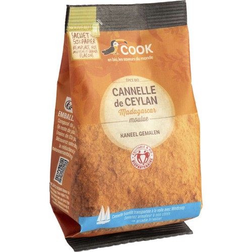Cook Cannelle de Ceylan moulue 100g