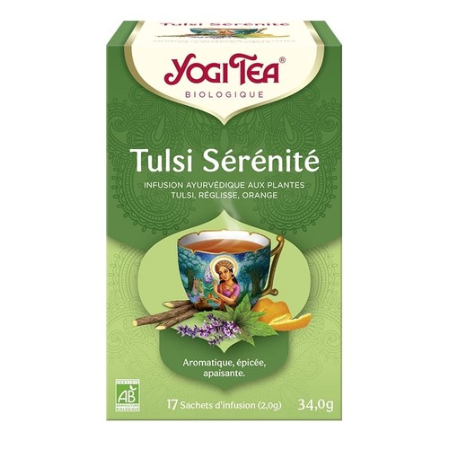 Yogi Tea infusion Tulsi sérénité x17 Infusion 34g