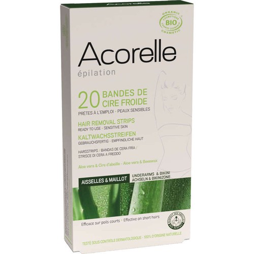Acorelle Bandes Dépilatoires Aisselles Et Maillot x20