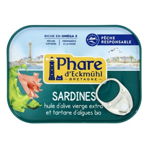Phare D'Eckmühl Sardines Au Tartare D'Algues Msc 135g