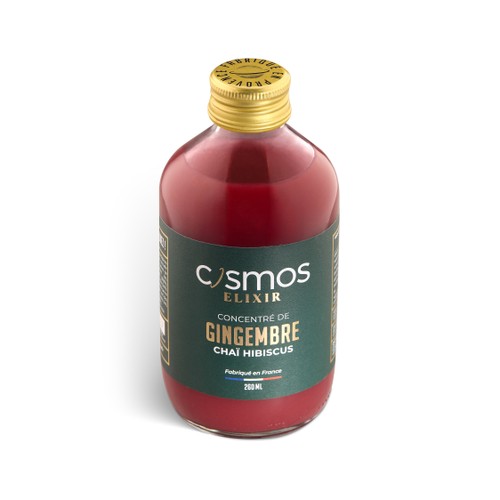 Cosmos Elixir Concentré de Gingembre Chat Hibiscus 260ml