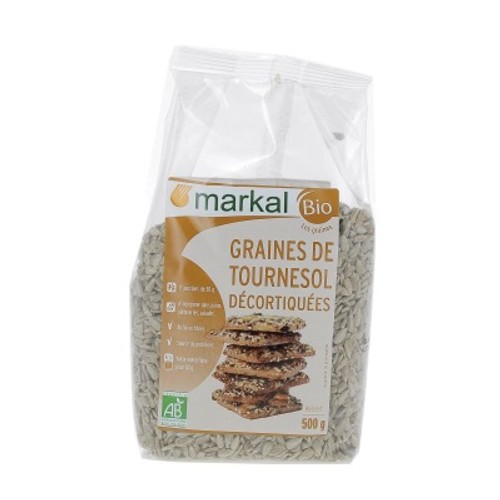 Markal Graines de Tournesol Décortiquées Bio 500g