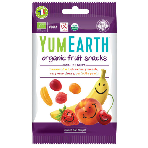 Yum Earth fruits Snacks Bio 50g