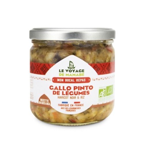 Le Voyage de Mamabé Gallo Pinto de Légumes Bio 330g