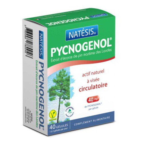 Natesis Pycnogenol - 40 Gélules Vcaps