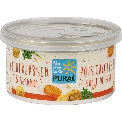 Pural Pâté végétal Pois chiche 125g