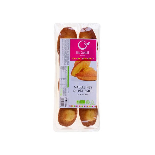 Bio Soleil Madeleines Beurre Bio 180G