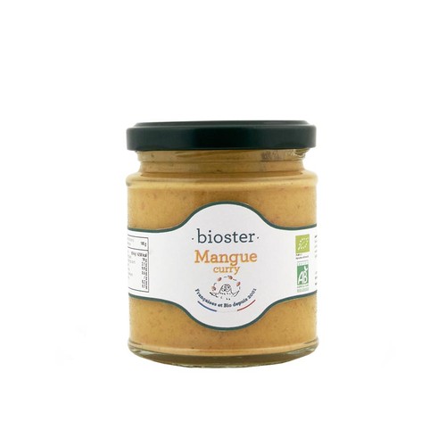 Bioster Tartinable Mangue Curry Bio 170g