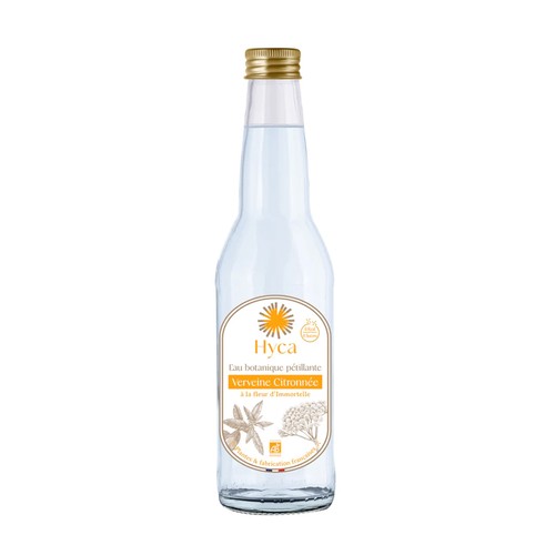 Hyca Eau Pétillante Verveine Citronnée à la Fleur d'Immortelle 25cl