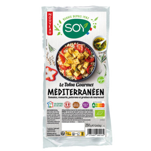 Soy Tofu Gourmet Méditerranéen 250g