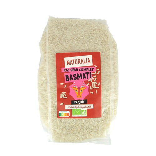 Naturalia Riz Semi Complet basmati Bio 1kg