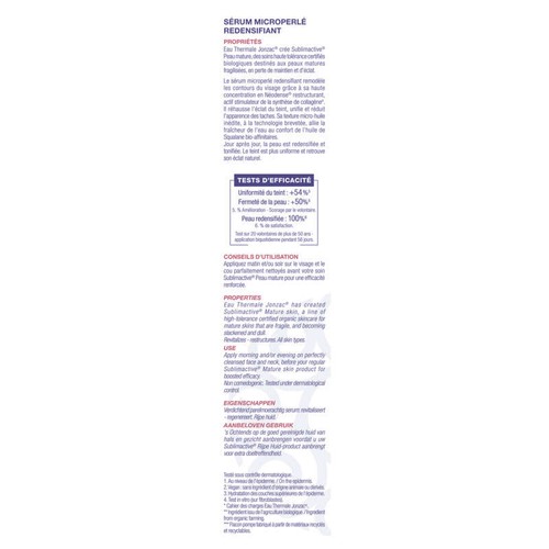 Eau Thermale Jonzac Sérum Microperlé Redensifiant 40ml